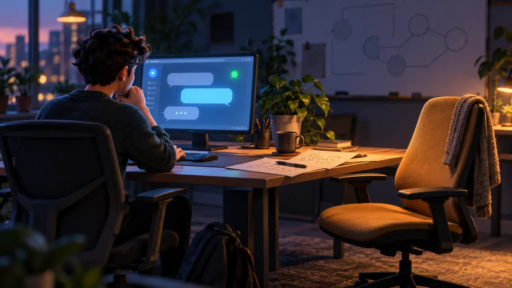Will we stop asking our colleagues because AI never looks busy?