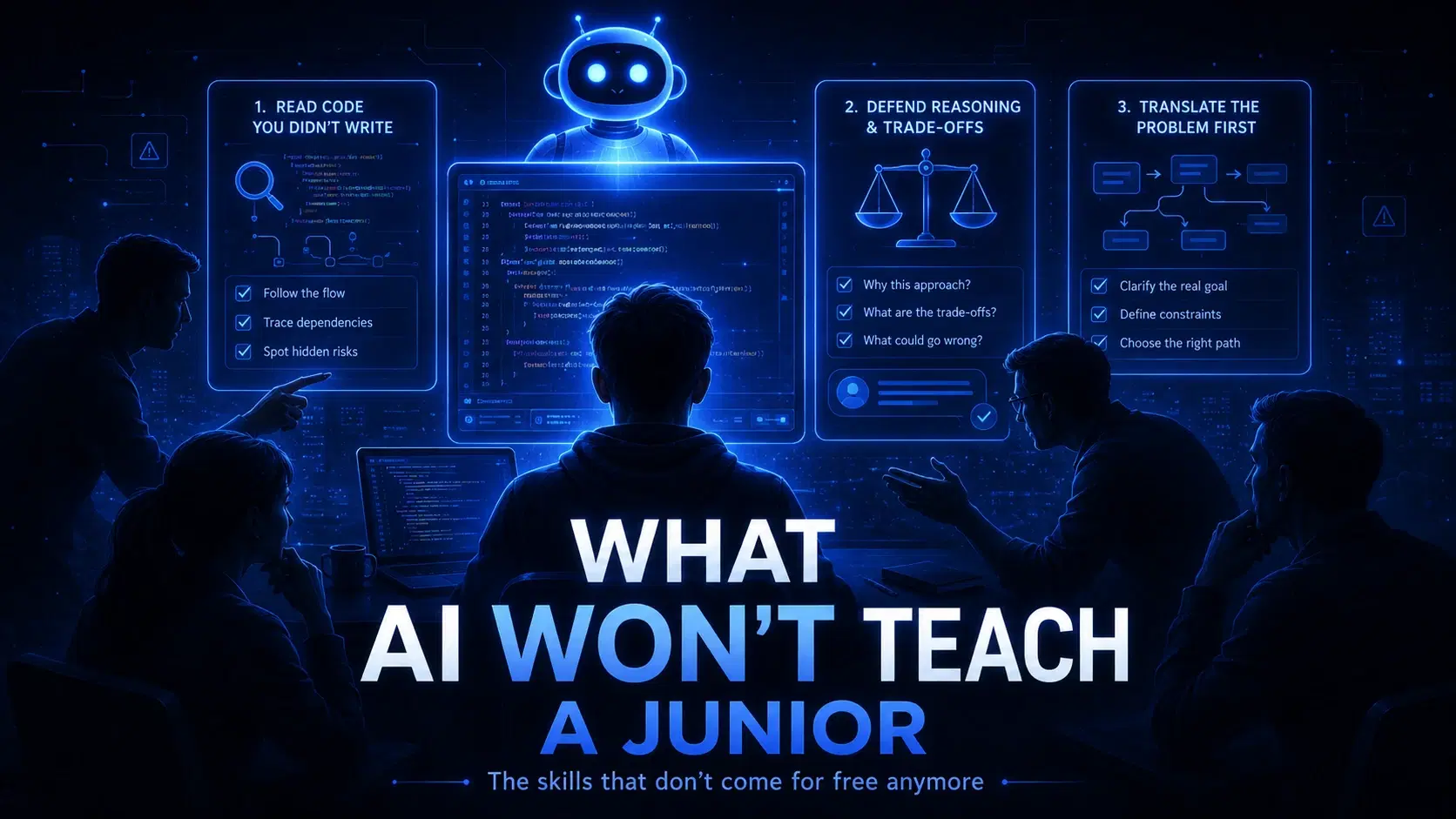What AI Won't Teach a Junior
