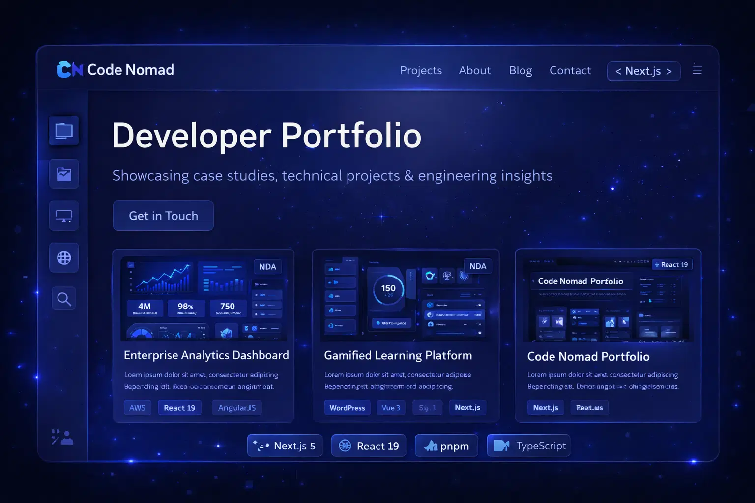 Code Nomad – Developer Portfolio