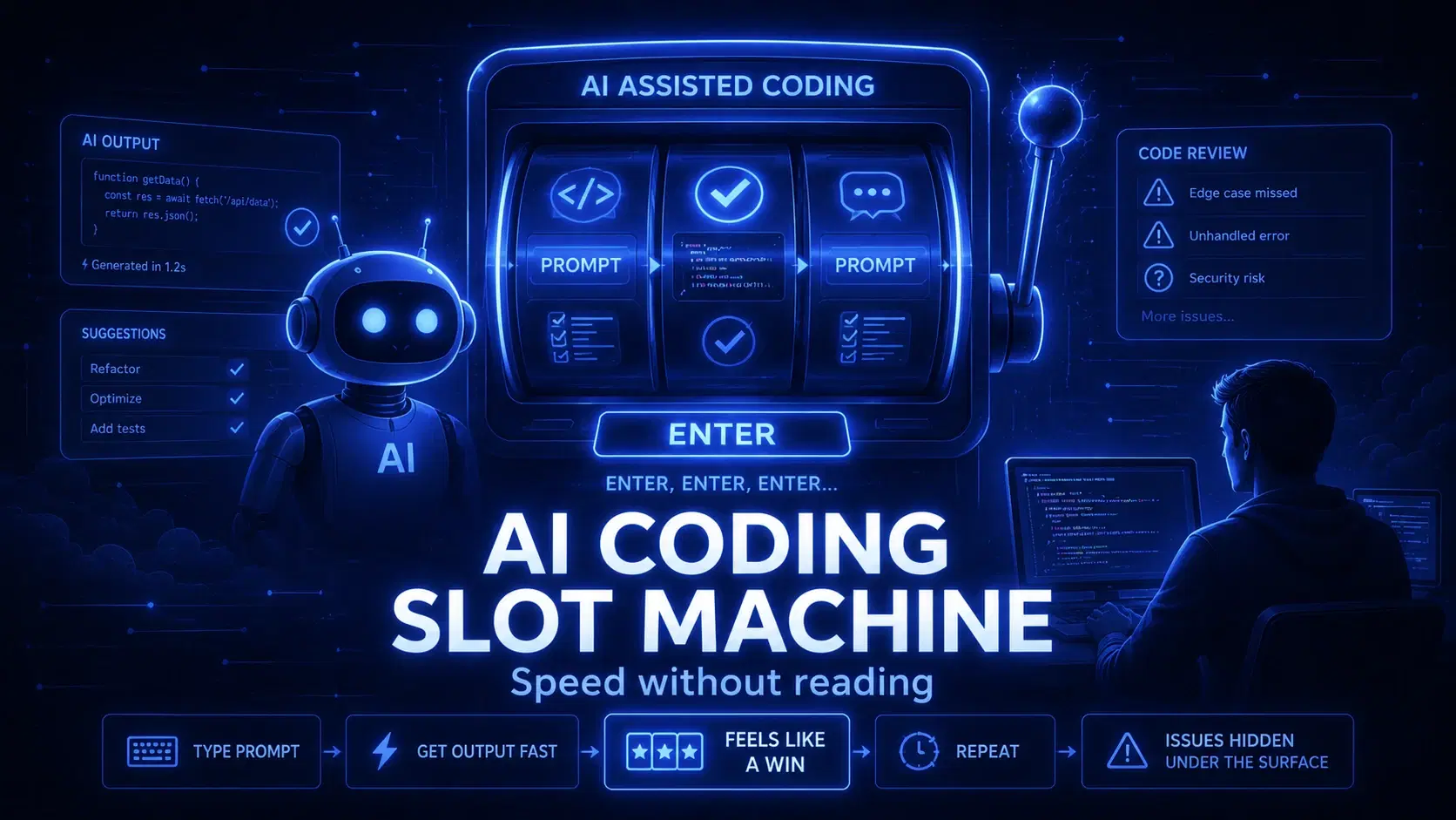 AI-assisted coding has a slot machine problem